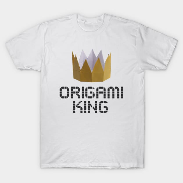 Origami King T-Shirt by TomiTee